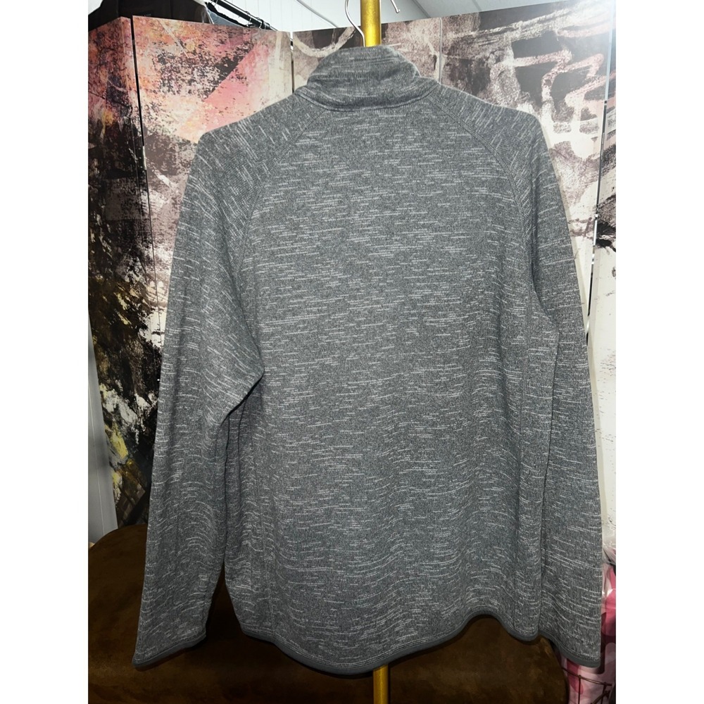 Patagonia Better Sweater 1/4 Zip Pullover L Gray Good Used Condition Fleece - Picture 2 of 11